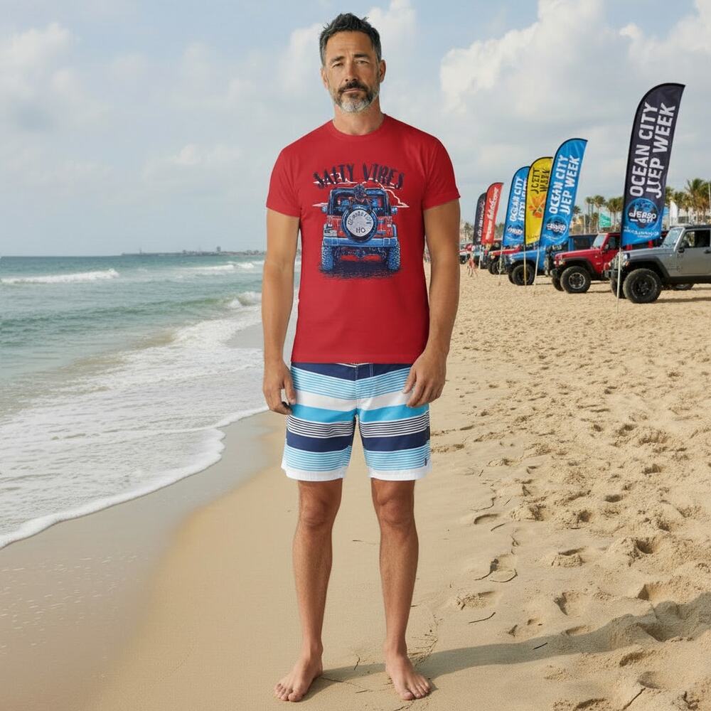 Gildan Salty Vibes Ocean City MD Graphic T Shirt XL
